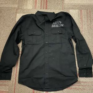 Harley- Davidson button down